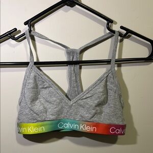 Calvin Klein Women's Gray Bralette